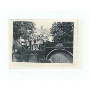 Vintage Rare Buffalo Springfield Photo Of Kids On Truck In Summer Time
